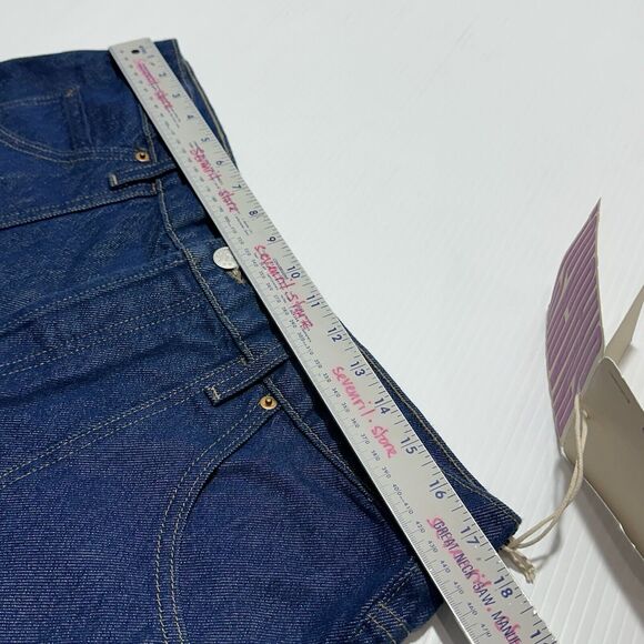 Mother SNACKS! Size 32 The Smoothie Carpenter Sneak Jeans Blue Denim NWT $238 - Picture 13 of 16